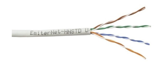 Emitter Net Utp (U/Utp) Cat.5E 350Mhz Cable Wire Standard Grey