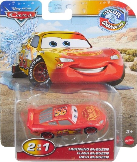 Disney Biler Fargeforandrende Lekebil 1:55 Lightning McQueen Disney Biler Fargeforandrende Lekebil 1:55 Lightning McQueen