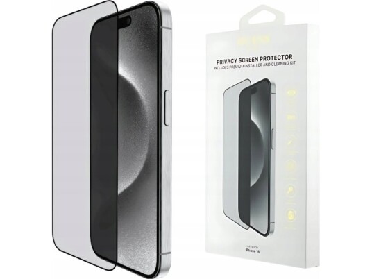 Guess 2,5D Skjermbeskytter til iPhone 16 med Privatlivsbeskyttelse