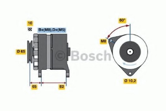 Dynamo BOSCH 0 986 036 660 Dynamo BOSCH 0 986 036 660