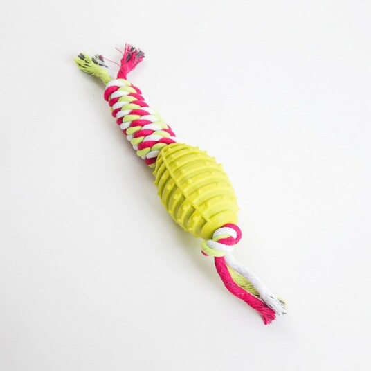 Hundeleke Draleke Gummiegg M Tau -24X6Cm