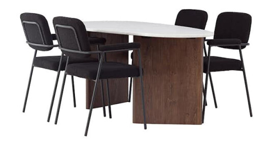 Spisegruppe Venture Home Grönvik med 4 Yesterday Stoler Spisegruppe Venture Home Grönvik med 4 Yesterday Stoler