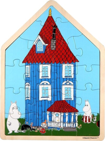 Moomin Treinnrammet Puslespillhus