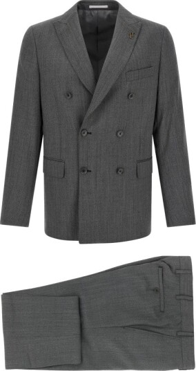 Pal Zileri Herre Dress Grå 2XL,