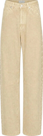 Marine Serre Dame Jeans Beige M,