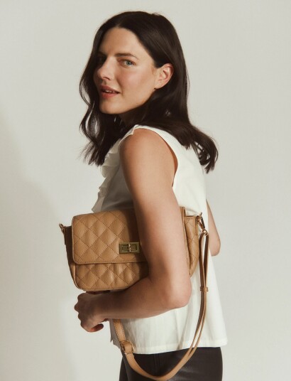 Rosemunde Rbsanya Small Quilted Shoulder Bag Beige ONE SIZE