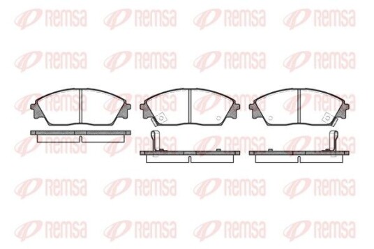 Bremseklosser REMSA 0229.02