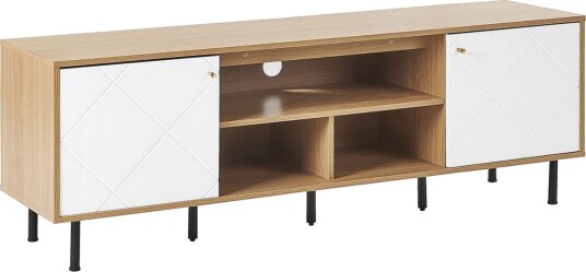TV-benk Palmer Lyst tre, hvit - Lyst tre, hvit