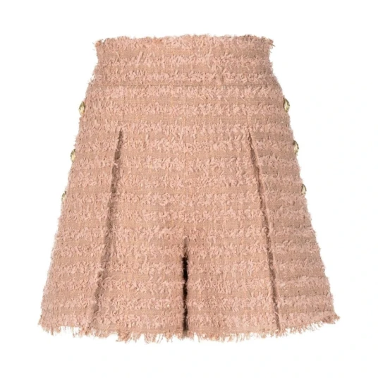 Balmain Dame Shorts Beige 2XL,