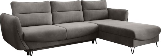 Lence Sovesofa m. Divan Oppbevaring Grå Lence Sovesofa m. Divan Oppbevaring Grå
