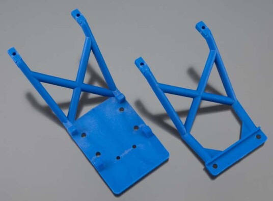 Traxxas 3623X Skid Plates Front/Rear Blue Traxxas 3623X Skid Plates Front/Rear Blue