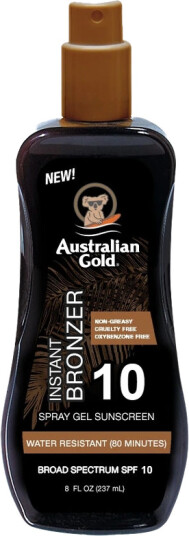 Australian Gold Instant Bronzer Spraygel SPF 10 237 ml Australian Gold Instant Bronzer Spraygel SPF 10 237 ml