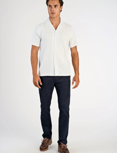 Lindbergh Cotton Structure Shirt S/S   Multi/patterned   S