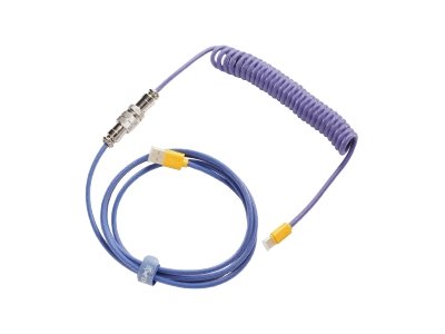 Ducky Premicord USB Type-A til Type-C Standardmus, 1,8 m, Blå og Fiolett Ducky Premicord USB Type-A til Type-C Standardmus, 1,8 m, Blå og Fiolett