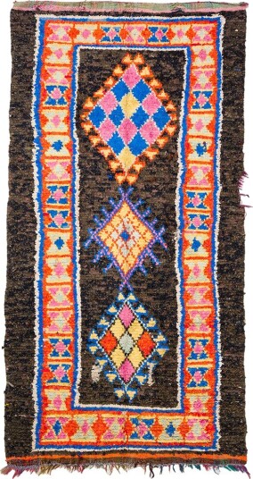 Marokkansk Boucherouite teppe 160 x 310 cm Størrelse: 160 x 310 cm