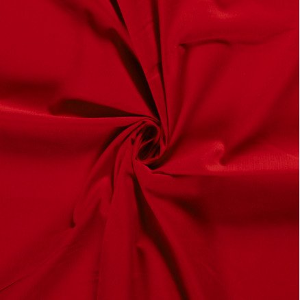 Balsløw Babyfløyel Stoff 145cm 015 Rød 50cm
