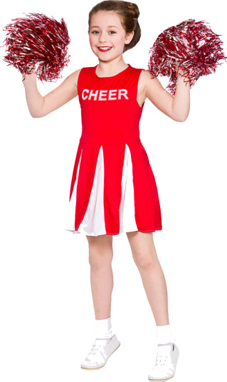 Wicked Costumes Heiagjengleder Rød Hvit Barn Kostyme X-Large EG-3607.(XL) Wicked Costumes Heiagjengleder Rød Hvit Barn Kostyme X-Large EG-3607.(XL)