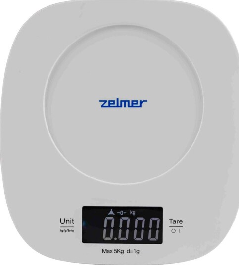 Zelmer ZKS1450 Kjøkkenvekt med bolle 1 liter (maks 5 kg) Zelmer ZKS1450 Kjøkkenvekt med bolle 1 liter (maks 5 kg)