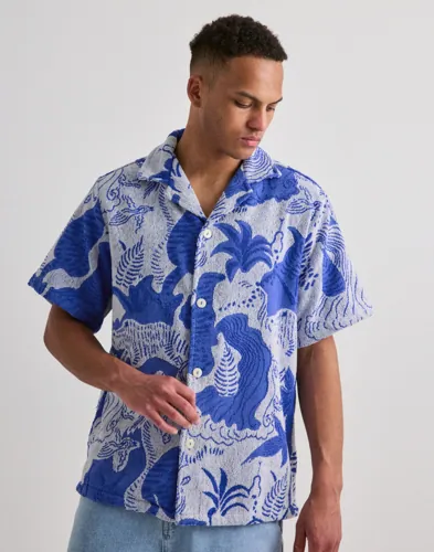 OAS Mystea Cuba Shirt Kortermede skjorter Blå OAS Mystea Cuba Shirt Kortermede skjorter Blå