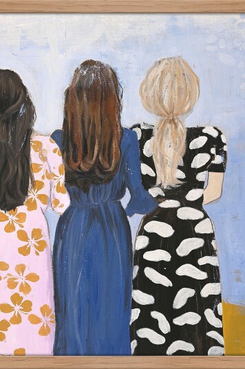 MalerifabrikkenFine Art Board / Girlmatch / Eik rammeFlerfargetBilder & skilt