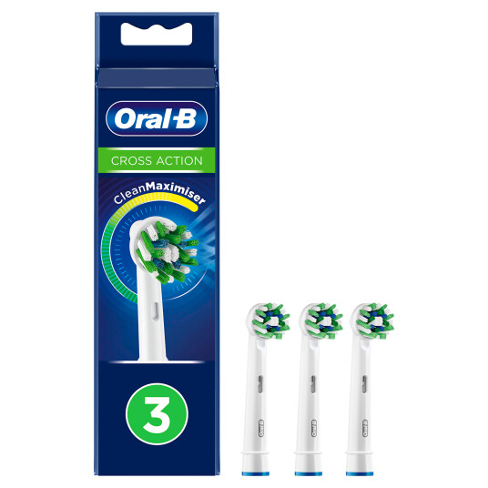 Oral B CleanMaximiser CrossAction Børstehoder   3 stk.