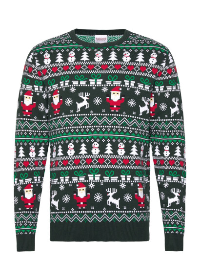 Happy Seasons The Fine Christmas Sweater - Green - XXL