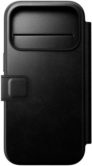 Nomad iPhone 17 Pro Modern Horween Leather Folio Case MagSafe Kompatibel Black