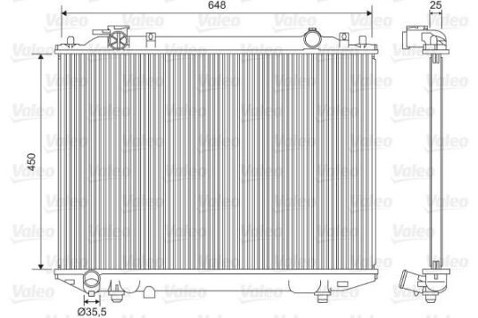 Radiator VALEO 701615 Radiator VALEO 701615