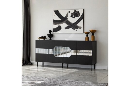 Lissione Konsollbord 180 cm Svart