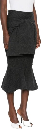Jacquemus Dame Skjørt Grå 2XS, Jacquemus Dame Skjørt Grå 2XS,
