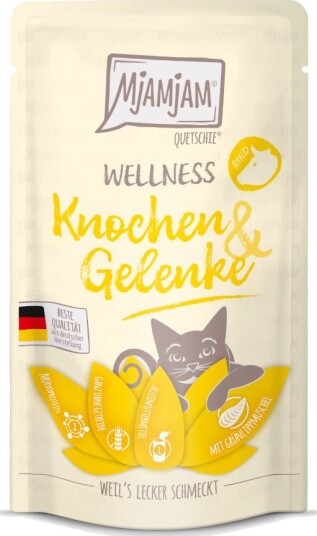 Mjamjam Våtfôr Wellness Bein & Ledd Biff 12 X 125 G