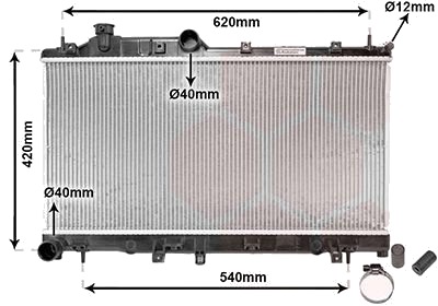 VAN WEZEL 51002065 Radiator motorkjøling