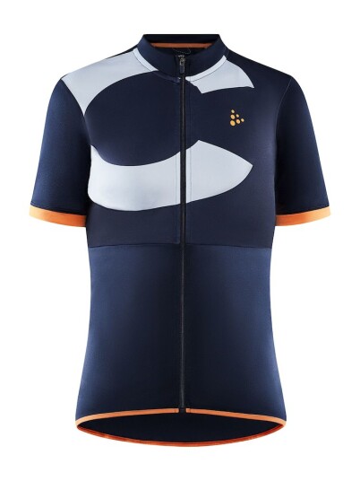 Craft Endur Logo Jersey Dame  Blå/Oransj