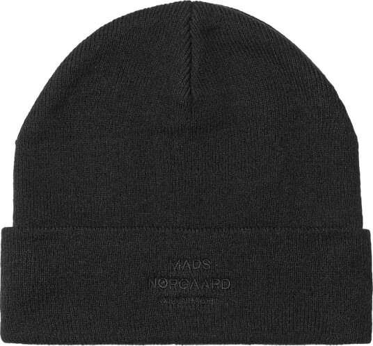 Mads Nørgaard Isak Ambas Logo Beanie BLACK MATCH One Size