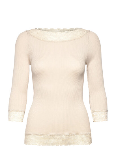 Rosemunde Rwbeatha Silk 2/4 Boatneck 2 Color - Cream - M