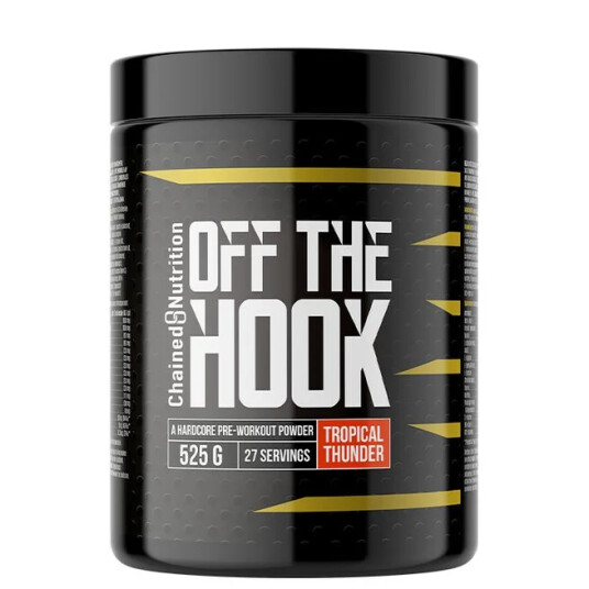 Off the Hook, Preworkout med koffein, 525g Tropical Thunder Off the Hook, Preworkout med koffein, 525g Tropical Thunder
