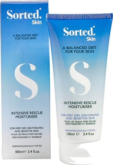 Sorted Skin Intensive Rescue Fuktighetskrem 100 ml for Tørr og Sensitiv Hud