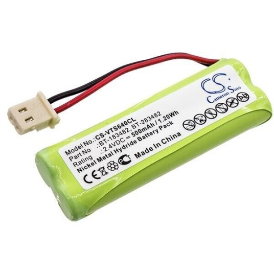 Vtech LS6475-3 batteri (500 mAh 2.4 V, Grønn) Vtech LS6475-3 batteri (500 mAh 2.4 V, Grønn)