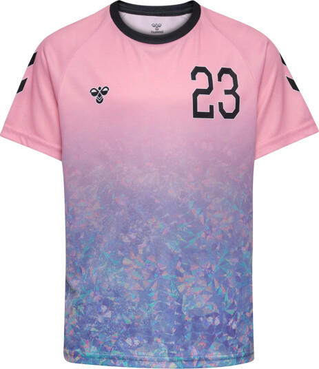 Hummel T skjorte hmlSHIMMER Rosa Nektar Hummel 4 år (104) T skjorte Lilla Svart