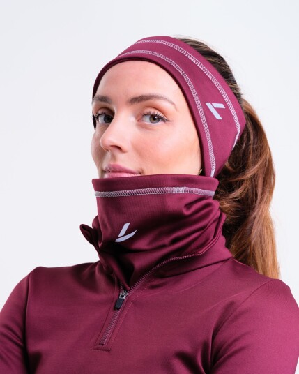 LEVITY Accelerate Brushed Neck Warmer Burgundy One Size LEVITY Accelerate Brushed Neck Warmer Burgundy One Size