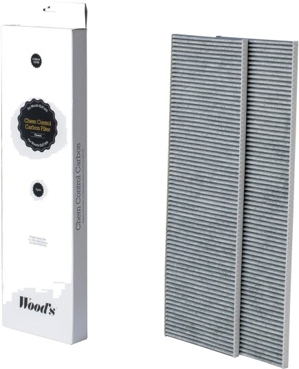 Woods Kullfilter til Luftrenser WCA901P - 2-pakning Woods Kullfilter til Luftrenser WCA901P - 2-pakning