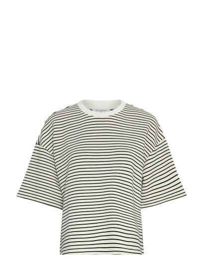 MSCH Copenhagen Mschnilda Ima Q Ss Sweatshirt Stp   Black   M/L