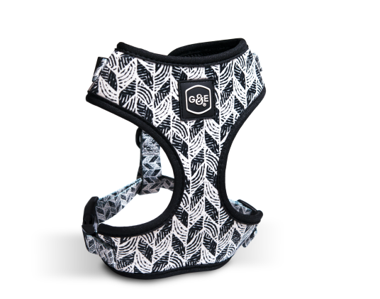 Gustaf och Evita Mønstret Hundevest Soft XXS Hals 24-32 cm Bryst 28-38 cm