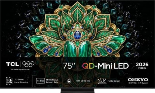 TCL 75" MQLED75L 4K LCD TV 2026