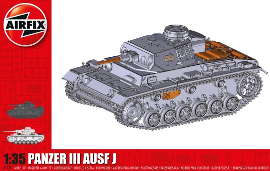 Airfix Panzer III AUSF J Modelltank 1:35
