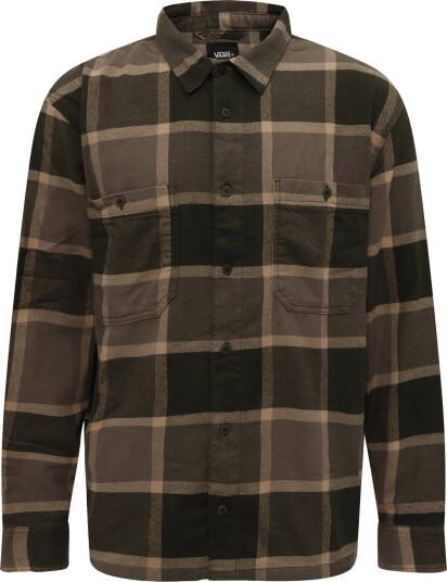 VANS Larkspur Plaid Flannel Shirt   OBSIDIAN FERN/BUNGEECRD   L