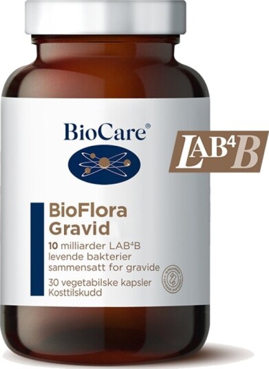BioCare BioFlora Gravid Synbiotika 30 kaps
