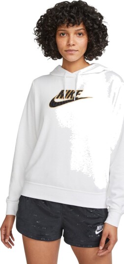 Nike Sportswear Fleece Hettegenser Dame Hvit L