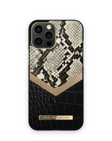 iDeal of Sweden Atelier Case Iphone 12 Pro Max Midnight Python