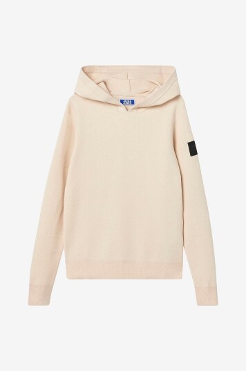 Jack & Jones Junior Hettegenser jcoAero Knit Hood Jnr Beige